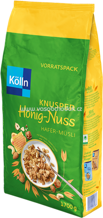 Kölln Müsli Knusper Honig Nuss, 1,7 kg
