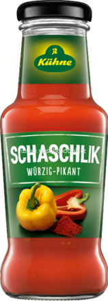 Kühne Schaschlik Sauce Würzig Pikant, 250 ml