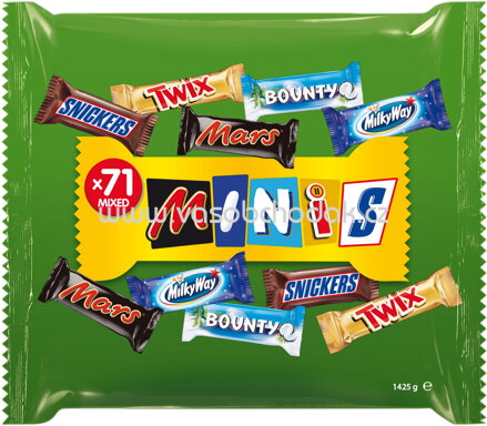Mars mixed Minis, 71 Stück, 1,425 kg