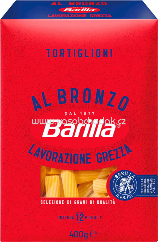 Barilla Al Bronzo Tortiglioni, 400g