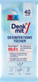Denkmit Desinfektionstücher für Flächen, 40 St