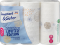 Saugstark&Sicher Küchentücher Design, 3-lagig, 3x100 Blatt, 3 Rollen