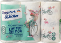 Saugstark&Sicher Küchentücher Design, 3-lagig, 3x100 Blatt, 3 Rollen