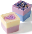 Balea Badewürfel Lotusblüte/Blaubeere, 50 g
