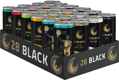 28 Black Energy Drink Mix Tray, 24x250 ml, 8 Sorten