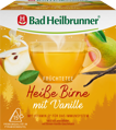 Bad Heilbrunner Früchtetee Heiße Birne mit Vanille, 15 Beutel