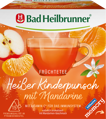 Bad Heilbrunner Früchtetee Heißer Kinderpunsch mit Mandarinen, 15 Beutel