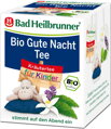 Bad Heilbrunner Bio Gute Nacht Tee für Kinder, 8 Beutel