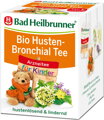 Bad Heilbrunner Bio Husten Bronchial Tee für Kinder, 8 Beutel