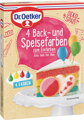 Dr.Oetker 4 Back & Speisefarben, 80g