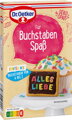 Dr.Oetker Für Buchstaben Spaß Bunter Mix, 50g