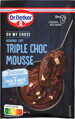 Dr.Oetker OH MY CHOC! Triple Choc Mousse, 70g