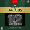 Jacobs Kaffeekapseln Espresso 12 Ristretto, 20 St