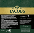 Jacobs Kaffeekapseln Espresso 12 Ristretto, 20 St