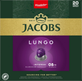 Jacobs Kaffeekapseln Lungo 8 Intenso, 20 St