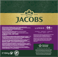 Jacobs Kaffeekapseln Lungo 8 Intenso, 20 St