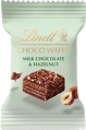 Lindt CHOCO WAFER Beutel Milchschokolade & Haselnuss, 135g