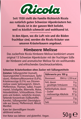 Ricola Bonbon Himbeere Melisse, zuckerfrei, 50g