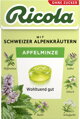 Ricola Bonbon Apfelminze, zuckerfrei, 50g
