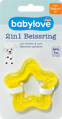 Babylove Beißring 2in1 gelb, 1 St