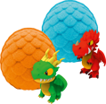 CRAZE Kinder Badezusatz Badebombe Dragons, 1 St