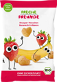 Freche Freunde Kindersnack Knusper-Herzchen Banane & Erdbeere, 30g