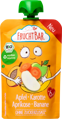FruchtBar Quetschbeutel Apfel, Karotte, Aprikose, Banane, ab 6. Monat, 100g