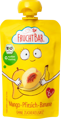 FruchtBar Quetschbeutel Mango, Pfirsich, Banane, ab 6. Monat, 100g