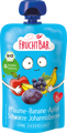 FruchtBar Quetschbeutel Pflaume, Banane, Apfel, Schwarze Johannisbeere, ab 6. Monat, 100g