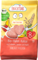 FruchtBar Bio Hafer Kekse mit Erdbeere, Banane und Apfel, ab 8. Monat, 100g