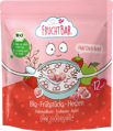 FruchtBar Bio Frühstücks Herzen, Hafervollkorn, Erdbeere, Traube, Apfel, ab 12. Monat, 125g