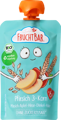 FruchtBar Quetschie Pfirsich 3-Korn - Pfirsich, Apfel, Hirse, Dinkel, Hafer, ab 6. Monat, 100g