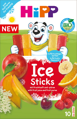 Hipp Ice Sticks mit Fruchtsaft & -püree, ab 3 Jahren, 10x40 ml, 400 ml