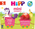 Hipp Mini Desserts im Becher Banane in Apfel, ab 5. Monat, 4x100g, 400g
