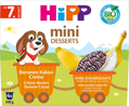Hipp Mini Desserts im Becher Bananen Kakako Creme, ab 7. Monat, 4x100g, 400g