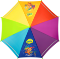 SauBär Kinderschirm mit Reflektor, Regenbogen, 1 St