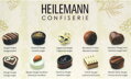 Heilemann Adventskalender Nougat-Pralinen ohne Alkohol, 290g