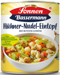 Sonnen Bassermann Eintopf - Hühner Nudel Eintopf mit buntem Gemüse, 800g