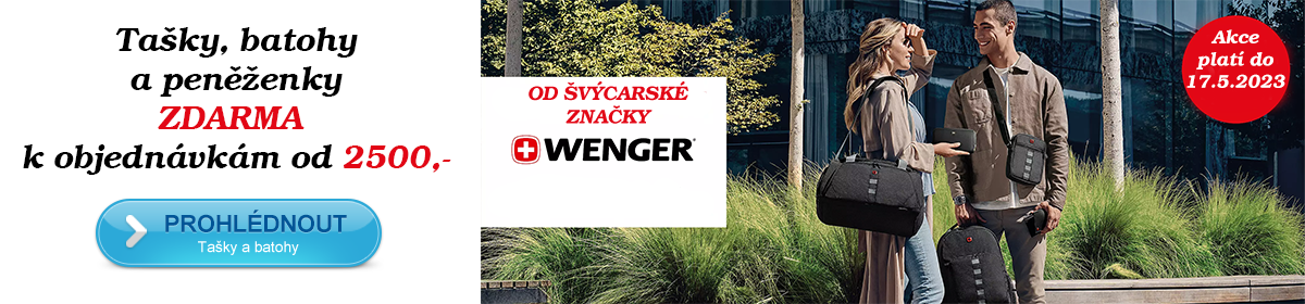 Wenger k objednávce od 2500,- ZDARMA