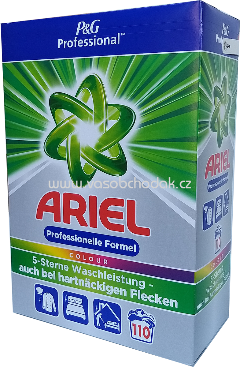Ariel Professional Praci Prasek Color Na Barevne Pradlo 7 15