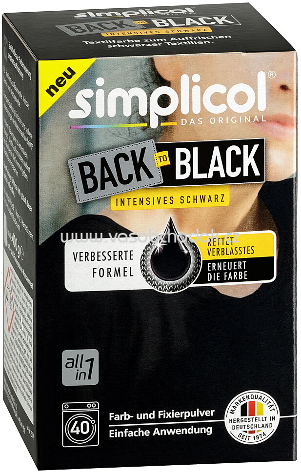 Simplicol Barva Na Textil Intenzivni Cerna 1 Ks Z Nemecka
