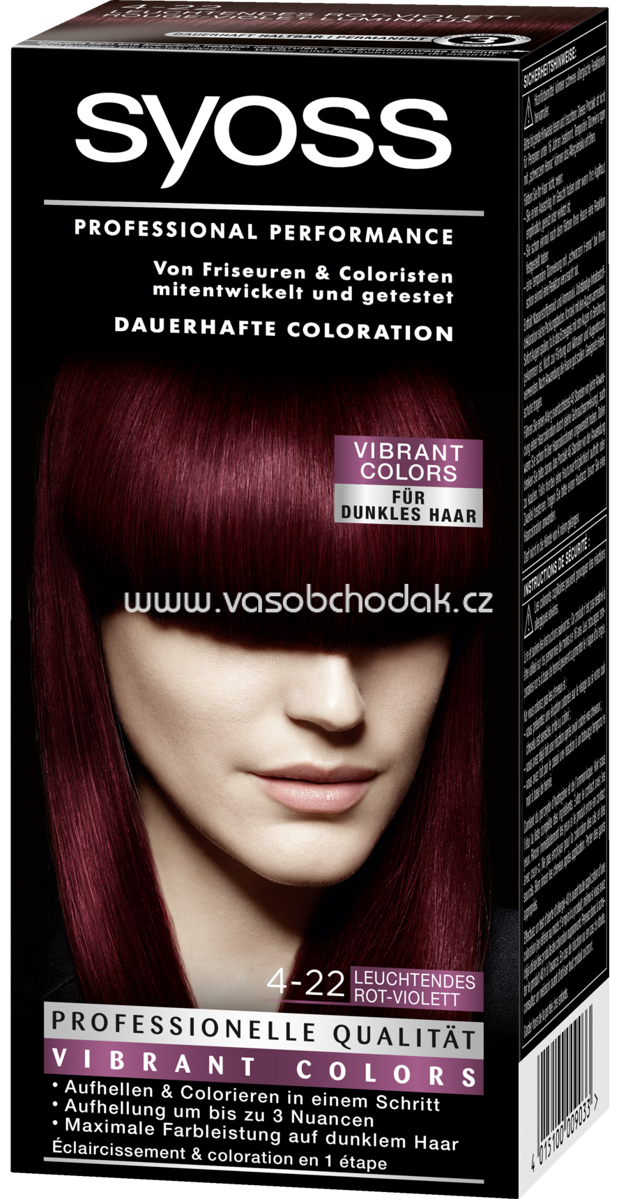 Syoss Coloration 4 22 Leuchtendes Rot Violett