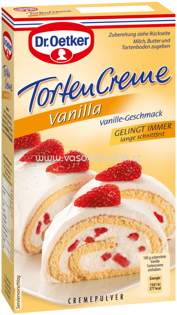 Dr Oetker Krem Na Dort Vanilka 140g Z Nemecka Vasobchodak Cz
