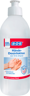 SOS Hand-Desinfektions-Lösung XXL, 500 ml