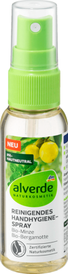 Alverde NATURKOSMETIK Reinigendes Handhygienespray Bio-Minze, Bio-Bergamotte, 50 ml