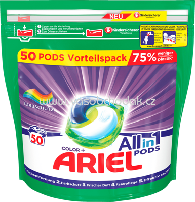 Ariel Colorwaschmittel Allin1 PODS Color, 50 Wl
