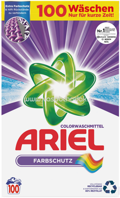 Ariel Color Pulver, 6,5 kg, 100 Wl