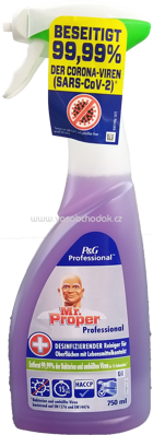 Meister Proper Professional Desinfizierender Reiniger für Oberflächen mit Lebensmittelkontakt, 750 ml