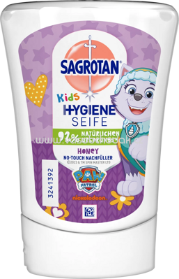 Sagrotan Kids Seife No Touch Nachfüller Seifenzauber Honey, 250 ml
