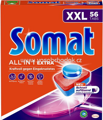 Somat XXL Spülmaschinentabs All in 1 Extra, 56 St